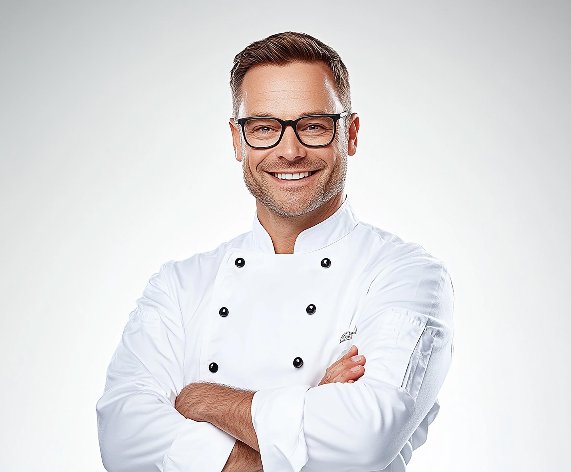 Ritratto istruttore in cucina